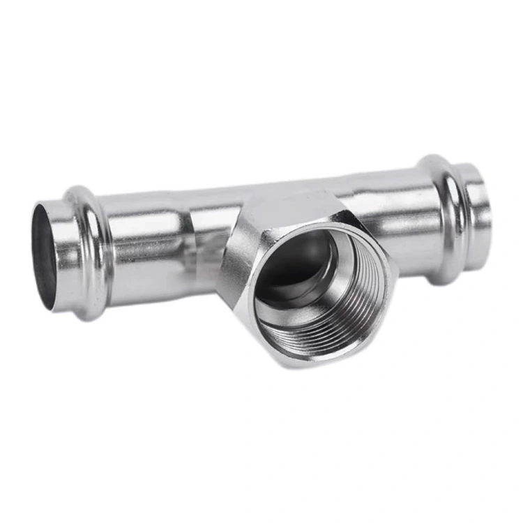 Тройник с вътрешна резба Double-Press